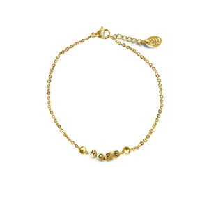 CO88 Collection 8CB-90057 - Stalen armband met bedel - hope - 16 + 3 cm - goudkleurig