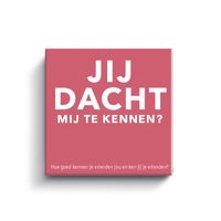 Gift Game : Jij dacht mij te kennen?