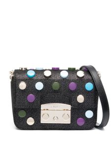 Furla mini sac Metropolis à détails de clous - Noir