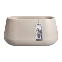 Elho Pure Cone Long Wheels 75 - Beige - L 74 x B x H 36 cm - Binnen en Buiten - 100% gerecycled