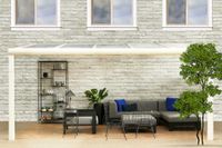 Fonteyn | Veranda Comfortline 406 x 400 cm RAL9010 Wit - thumbnail