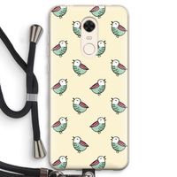 Vogeltjes: Xiaomi Redmi 5 Transparant Hoesje met koord