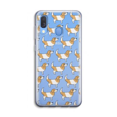 Doggy: Samsung Galaxy A40 Transparant Hoesje
