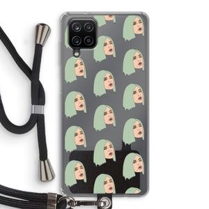 King Kylie: Samsung Galaxy A12 Transparant Hoesje met koord