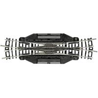 22246 N Fleischmann rails (zonder ballastbed) Engels wissel, Elektrisch 129.8 mm 15 ° 1 stuk(s)