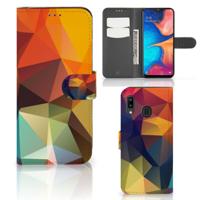 Samsung Galaxy A30 | Book Case | Polygon Color