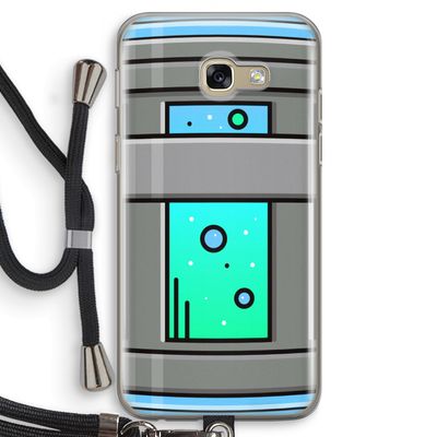 Chug Bottle: Samsung Galaxy A5 (2017) Transparant Hoesje met koord