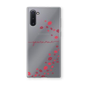 Kusjes: Samsung Galaxy Note 10 Transparant Hoesje