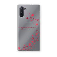 Kusjes: Samsung Galaxy Note 10 Transparant Hoesje