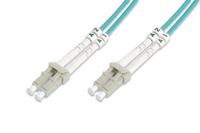 Digitus DK-2533-20/3 Glasvezel kabel 20 m LC I-VH OM3 Aqua-kleur