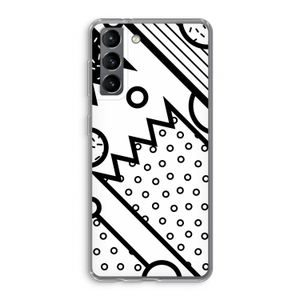 Pop Art #4: Samsung Galaxy S21 Transparant Hoesje