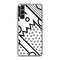 Pop Art #4: Samsung Galaxy S21 Transparant Hoesje