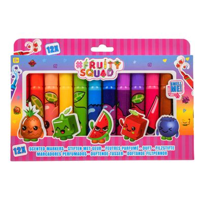 Canenco Fruity squad stiften super brede punt met geur, 12st.