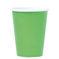 Partybekers groen 250ml (8st)