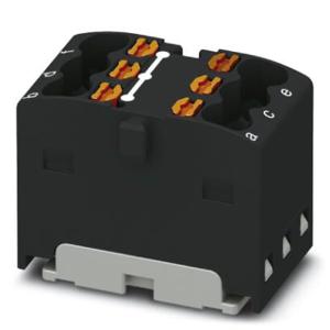 PTFIX 6X1,5 BK  (20 Stück) - Feed-through terminal block 12,6mm 17,5A PTFIX 6X1,5 BK