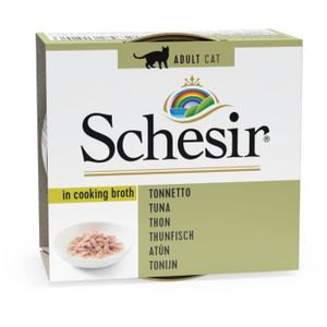 Schesir in Bouillon Tonijn natvoer kat 70gr