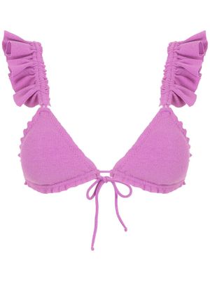 Clube Bossa haut de bikini Laven à volants - Rose