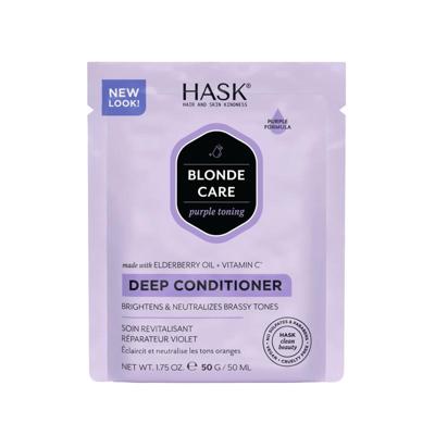 Hask blonde care purple deep condit