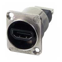 Switchcraft HDMI doorvoer chassisdeel zilver
