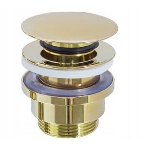 Clickwaste REA | 5/4" | Compact | Messing | Bekersifon | Goud