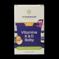 Vitamine K & D baby druppels 10ml 20 Milliliter