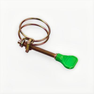 HoZelock Draad Slangklem Set Ø 40mm Verzinkt Staal - Gemakkelijke Montage, Duurzaam, 2 Stuks