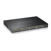 Zyxel GS2220-50HP-EU0101F netwerk-switch Managed L2 Gigabit Ethernet (10/100/1000) Power over Ethernet (PoE) Zwart - thumbnail