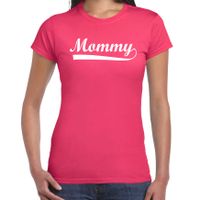 Mommy t-shirt fuchsia roze voor dames - moederdag cadeau shirt mama 2XL  -