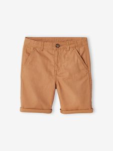 Chino bermuda voor jongens beige