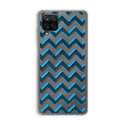 Onderbroken lijn: Samsung Galaxy A12 Transparant Hoesje