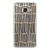 Moroccan stripes: Samsung Galaxy A3 (2016) Transparant Hoesje