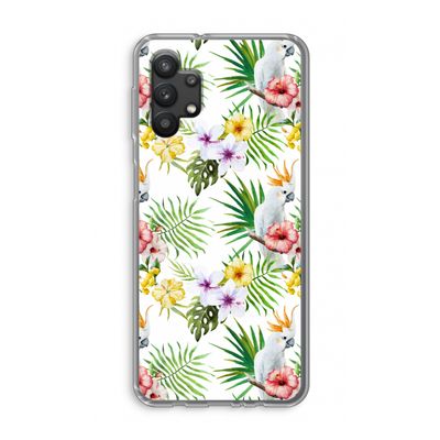 Gele kuif: Samsung Galaxy A32 5G Transparant Hoesje