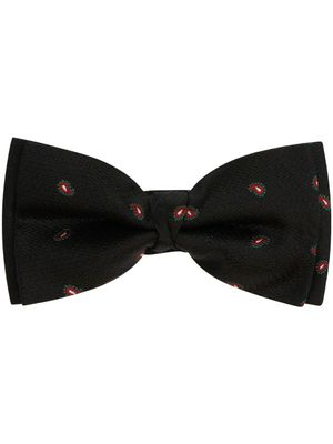 ETRO nœud papillon en soie à imprimé cachemire - Noir
