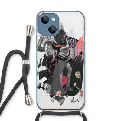 Dissimulation du réel: iPhone 13 Transparant Hoesje met koord