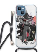 Dissimulation du réel: iPhone 13 Transparant Hoesje met koord