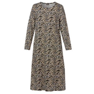 Trofe Zebra Long Sleeve Dress * Actie *