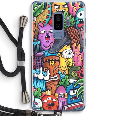 Vexx Mixtape: Samsung Galaxy S9 Plus Transparant Hoesje met koord