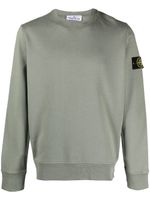 Stone Island sweat à patch Compass - Vert