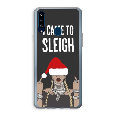 Came To Sleigh: Samsung Galaxy A20s Transparant Hoesje