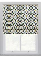 Orla Kiely - Vouwgordijnen - Vlek Bloem Ditsy Blauw Multi