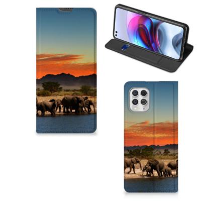 Motorola Moto G100 | Hoesje maken | Olifanten