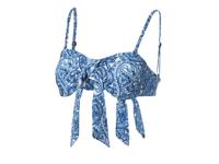 CRIVIT Dames bikinitop (Wit/blauw, 36)