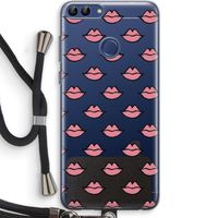 Lipjes: Huawei P Smart (2018) Transparant Hoesje met koord