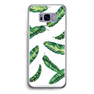 Lange bladeren: Samsung Galaxy S8 Transparant Hoesje