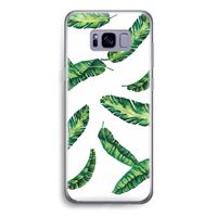 Lange bladeren: Samsung Galaxy S8 Transparant Hoesje
