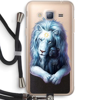 Child Of Light: Samsung Galaxy J3 (2016) Transparant Hoesje met koord