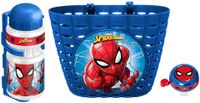 Marvel Spider Man Kinderfietsaccessoires Blauw 3 delig