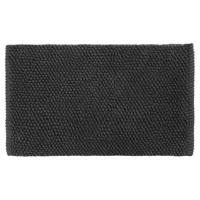 Differnz Popcorn badmat 100% katoen - geschikt voor vloerverwarming - 50 x 80 cm - zwart Differnz Popcorn badmat 100% katoen - geschikt voor vloerverwarming - 50 x 80 cm - zwart