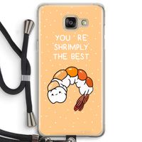 You're Shrimply The Best: Samsung Galaxy A5 (2016) Transparant Hoesje met koord