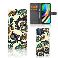 Wallet Case Motorola Moto G9 Plus Barok Flower